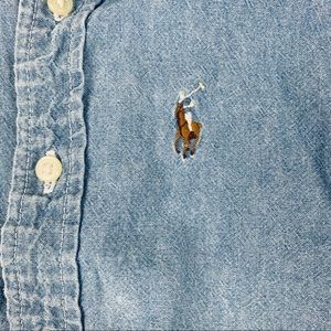 Ralph Lauren Shirts & Tops - Ralph Lauren Button Down Shirt Denim Blue Jean Ralph Lauren Shirts & Tops - Ralph Lauren Button Down Shirt Denim Blue Jean